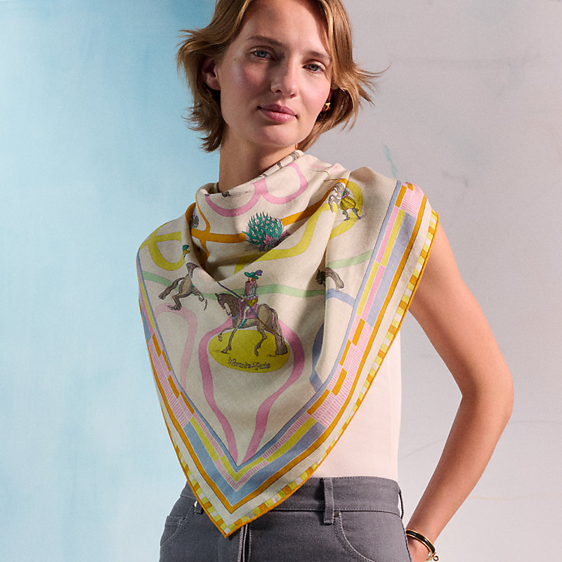 トライアングル ジェアン カシミアシルク 《パッサード・エ・セルパン